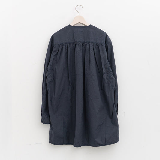 homspun｜タイプライターノーカラーロングシャツ 262-5759