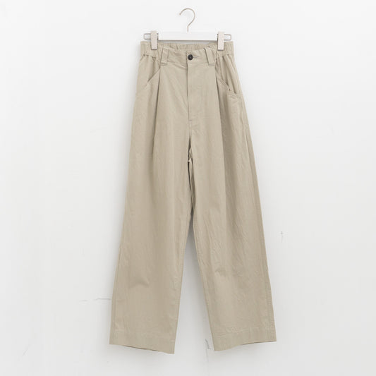 MHL.｜COTTON LINEN TINY RIPSTOP TROUSERS 595-6240200