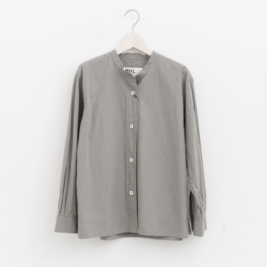 MHL.｜END ON END WEAVE COTTON SHIRT 595-6253200