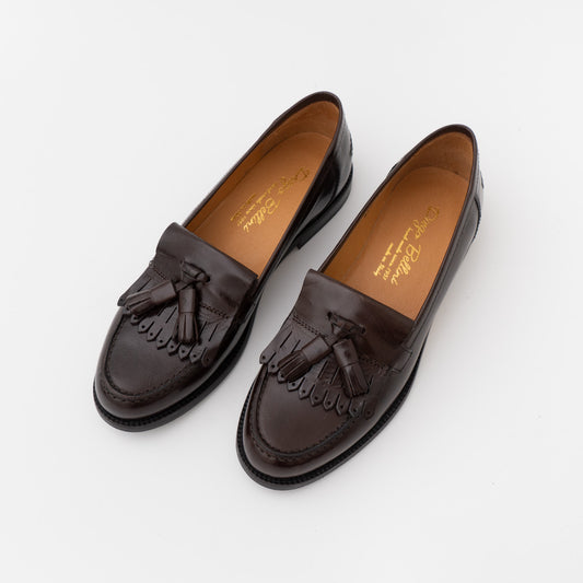 DIEGO BELLINI｜ASTOR BUFALO TASSEL LOAFER ESPRESSO