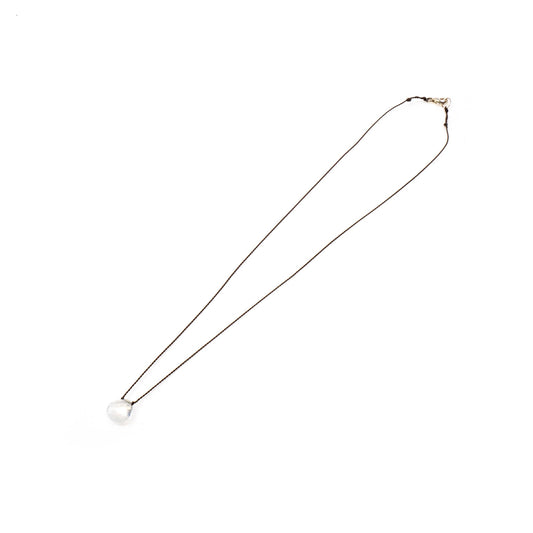 Margaret Solow｜faceted stone necklace [RAINBOW MOONSTONE]